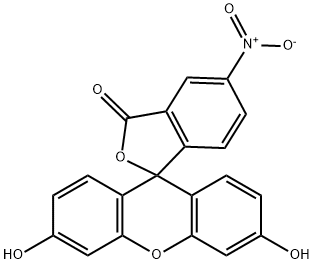 4-硝基荧光素 结构式