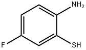2-氨基-5-氟苯硫酚 结构式