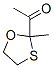 Ethanone, 1-(2-methyl-1,3-oxathiolan-2-yl)- (9CI) 结构式