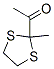 Ethanone, 1-(2-methyl-1,3-dithiolan-2-yl)- (9CI) 结构式