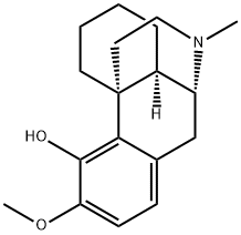 3-Methoxy-17-methylmorphinan-4-ol 结构式