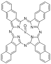 钒氧2,3-萘酞菁 结构式