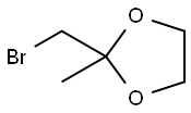 2-(溴甲基)-2-甲基-1,3-二氧戊环 结构式