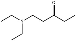 1-(DIETHYLAMINO)PENTAN-3-ONE 结构式