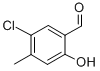 5-氯-2-羟基-4-甲基苯甲醛 结构式