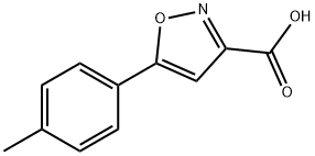 5-(4-甲基苯基)异噻唑-3-羧酸 结构式