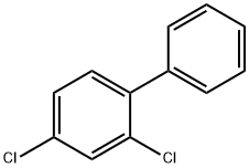 2,4-二氯联苯 结构式