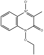 2(1H)-Quinoxalinone,1-ethoxy-3-methyl-,4-oxide(9CI) 结构式