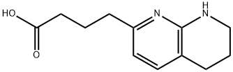 5,6,7,8-四氢-1,8-萘啶-2-丁酸 结构式