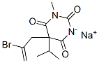 SODIUM,5-(2-BROMOPROP-2-ENYL)-1-METHYL-4,6-DIOXO-5-PROPAN-2-YLPYRIMIDIN-2-OLATE 结构式