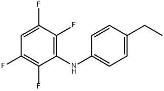 N-(4-Ethylphenyl)-2,3,5,6-tetrafluorobenzenaMine 结构式