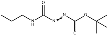 Diazenecarboxylic acid, [(propylamino)carbonyl]-, 1,1-dimethylethyl ester (9CI) 结构式