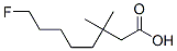 8-Fluoro-3,3-dimethyloctanoic acid 结构式