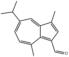 7-异丙基-1,4-二甲基甘菊环-3-甲醛 结构式
