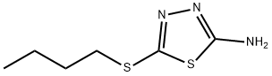 1,3,4-噻二唑,2-氨基-5-(丁基硫代)- 结构式