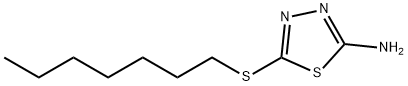 2-Amino-5-(heptylthio)-1,3,4-thiadiazole 结构式