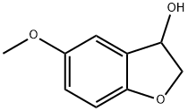 3-Benzofuranol, 2,3-dihydro-5-methoxy- 结构式