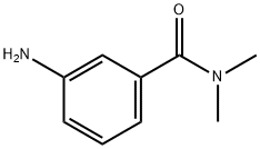 3-氨基-N,N-二甲基苯甲酰胺 结构式