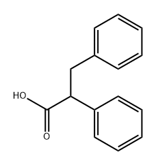 2,3-二苯基丙酸 结构式