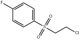 2-氯乙基4-氟苯基砜 结构式
