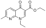ethyl 1-ethyl-1,4-dihydro-7-methyl-4-oxo-1,8-naphthyridine-3-carboxylate 结构式