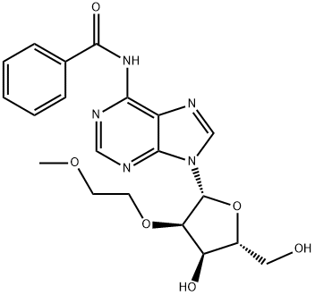 N6-Benzoyl-2'-O-Methoxyethyladdenosine 结构式