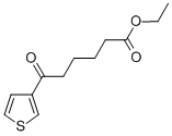 ETHYL 6-OXO-6-(3-THIENYL)HEXANOATE 结构式