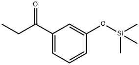 3'-[(Trimethylsilyl)oxy]propiophenone 结构式