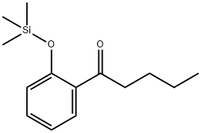 2'-[(Trimethylsilyl)oxy]valerophenone 结构式