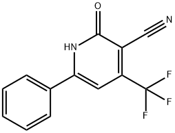 2-羟基-6-苯基-4-(三氟甲基)烟腈 结构式