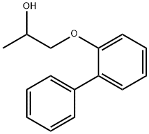 1-(1,1'-Biphenyl-2-yloxy)-2-propanol 结构式