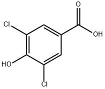 3,5-二氯-4-羟基苯甲酸 结构式