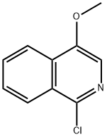 1-氯-4-甲氧基异喹啉 结构式