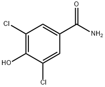 3,5-二氯-4-羟基苯甲酰胺 结构式