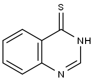 4-喹唑啉硫醇 结构式