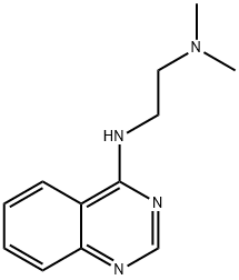 4-[2-(Dimethylamino)ethylamino]quinazoline 结构式