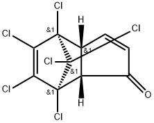 氧六氯, 10ΜG /ΜL于环己烷 结构式