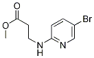 Methyl 3-((5-broMopyridin-2-yl)aMino)propanoate 结构式