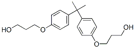 [isopropylidenebis(p-phenyleneoxy)]dipropanol 结构式