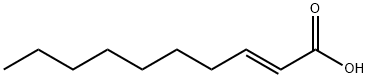 反式-2-癸烯酸 结构式
