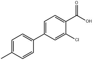 2-氯-4-(4-甲基苯基)苯甲酸 结构式