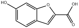 6-羟基苯并呋喃-2-甲酸 结构式