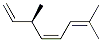 (3R,4Z)-3,7-Dimethyl-1,4,6-octatriene 结构式