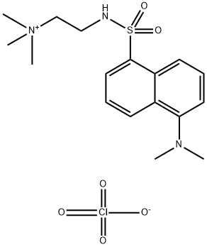 (5-二甲基氨基萘-1-磺酰胺基乙基)三甲基高氯酸铵 结构式