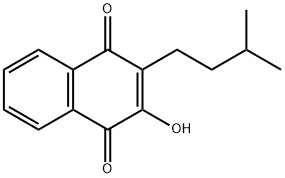 化合物 HYDROLAPACHOL 结构式