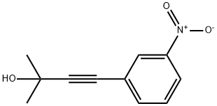 2-METHYL-4-(3-NITROPHENYL)BUT-3-YN-2-OL 结构式