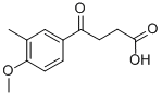 4-(4-METHOXY-3-METHYL-PHENYL)-4-OXO-BUTYRIC ACID 结构式