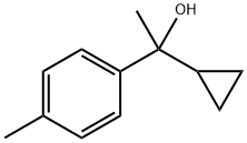 alpha-cyclopropyl-alpha-4-dimethylbenzyl alcohol  结构式