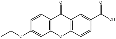 6-异丙氧基-9-氧代氧杂蒽-2-羧酸 结构式