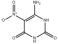 6-氨基-5-硝基嘧啶-2,4(1H,3H)-二酮 结构式